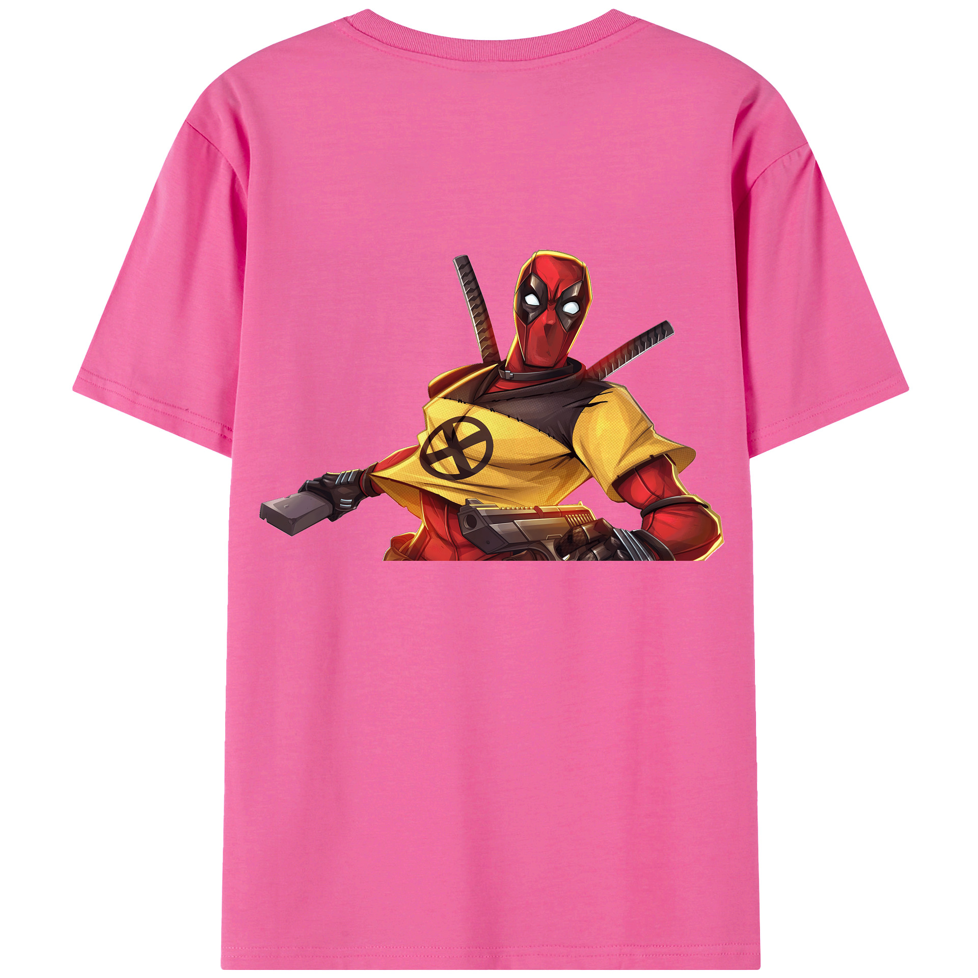 （画像用） Deadpool デッドプール レディース半袖Tシャツ(バックプリント)
